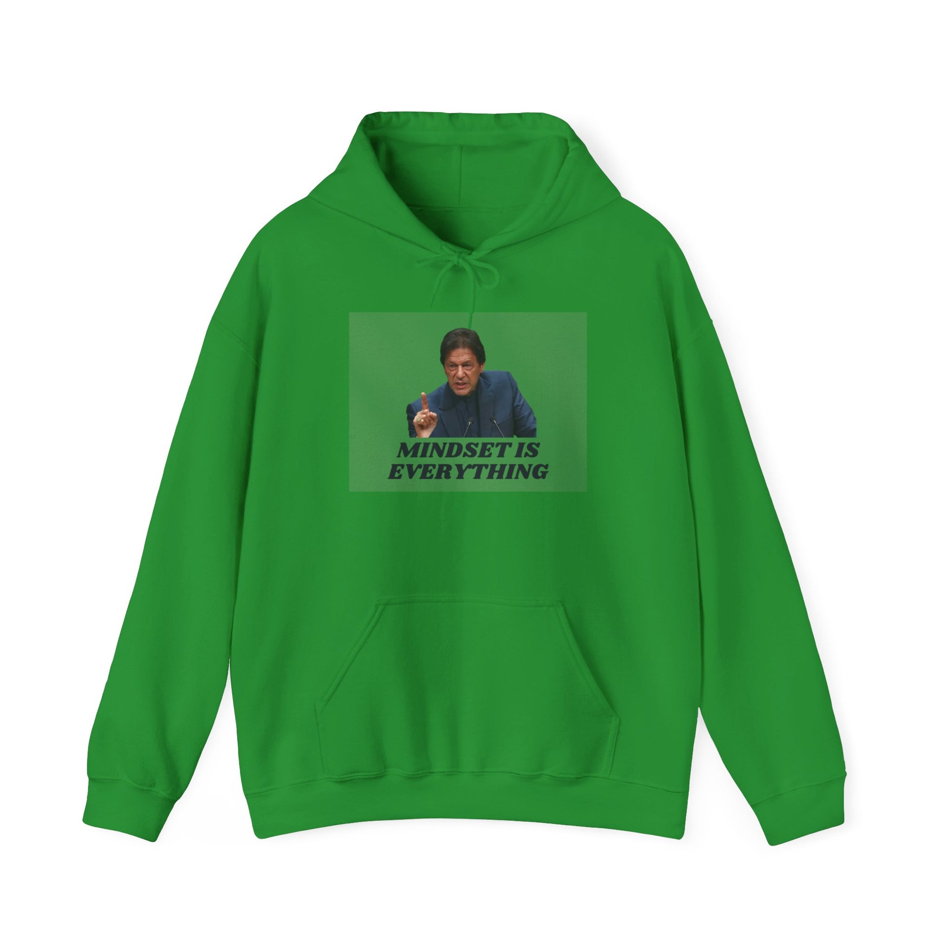 Unisex Heavy Blend™ hoodie with “Believe Like Imran Khan”