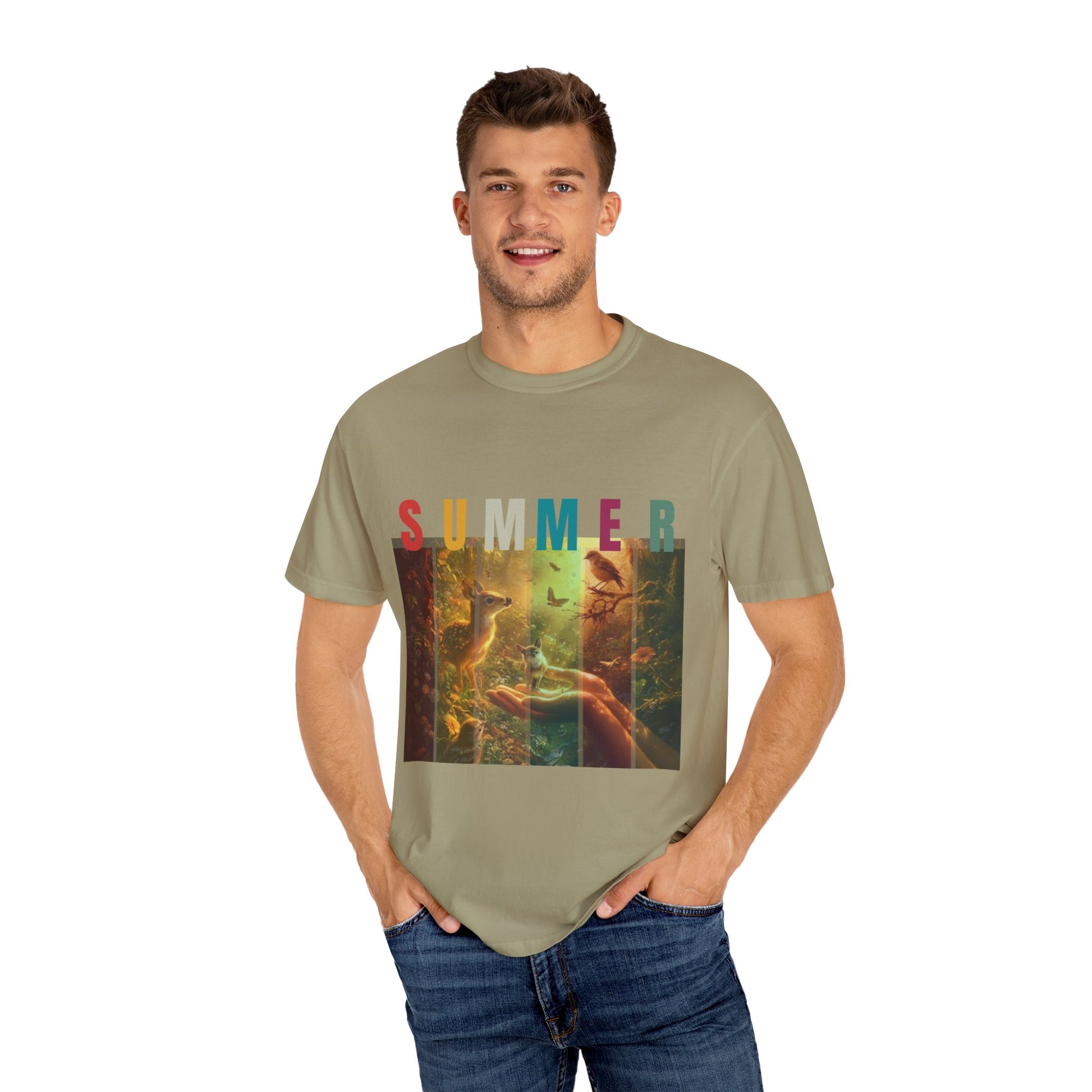 Premium Garment-Dyed Tee – Relaxed Fit for Him & Her