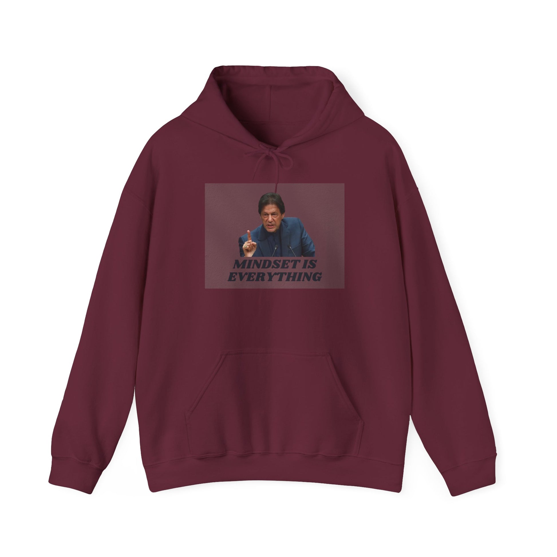 Unisex Heavy Blend™ hoodie with “Believe Like Imran Khan”