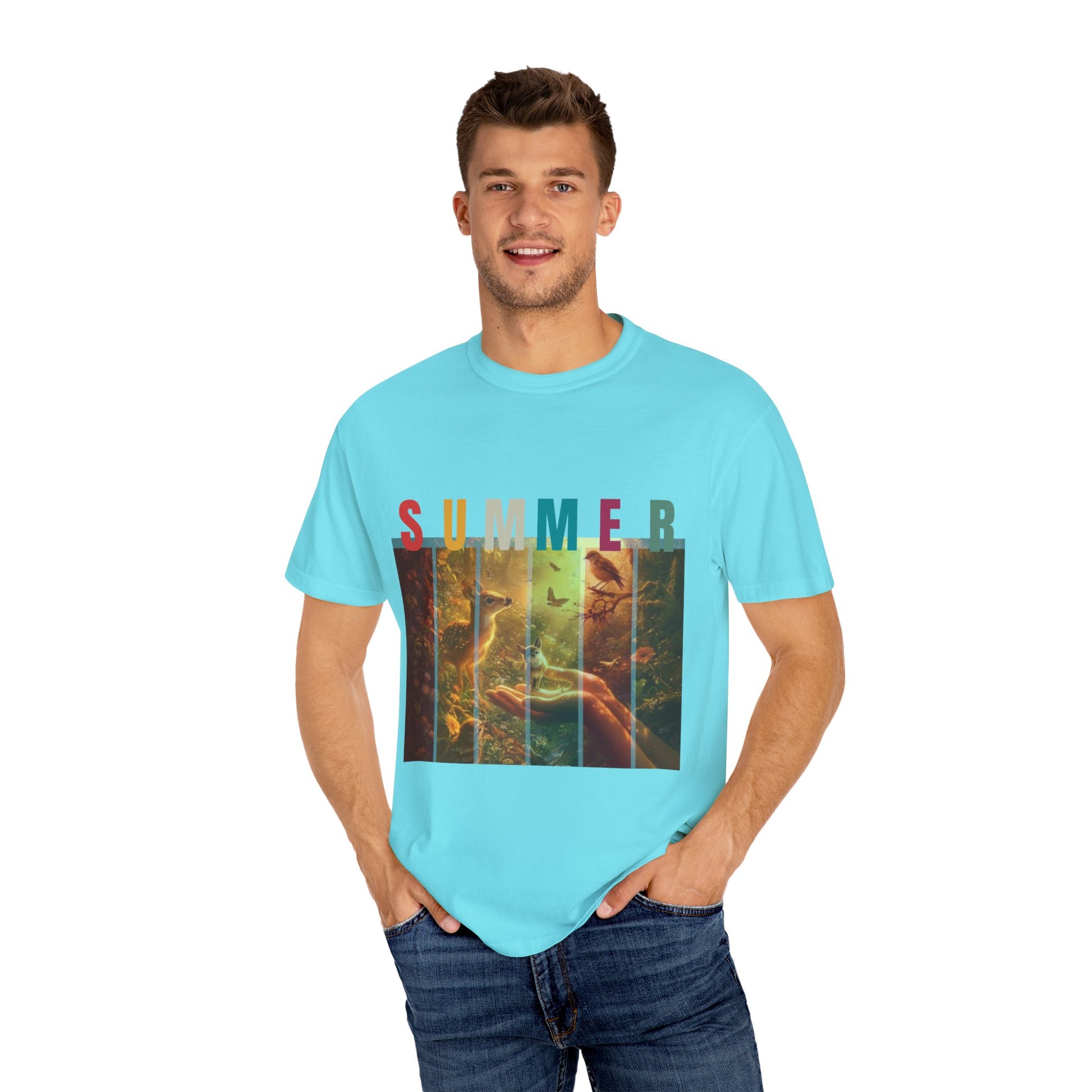 Premium Garment-Dyed Tee – Relaxed Fit for Him & Her