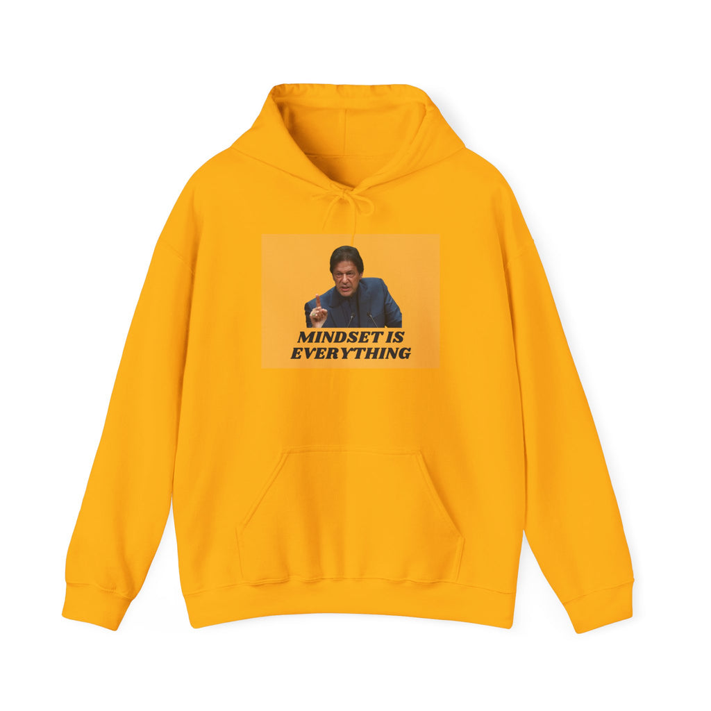 Unisex Heavy Blend™ hoodie with “Believe Like Imran Khan”