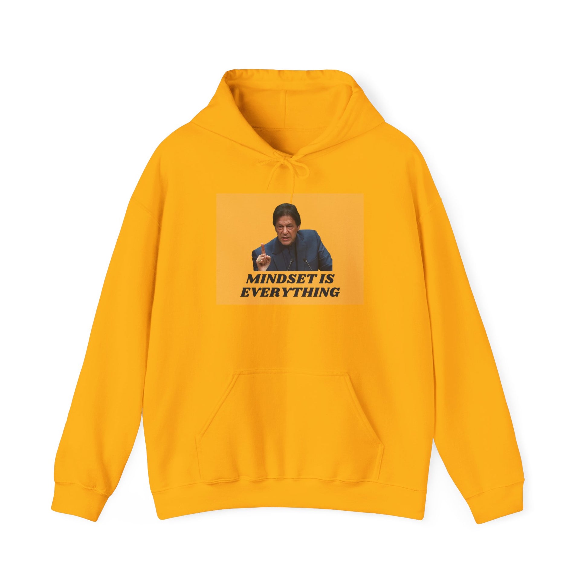 Unisex Heavy Blend™ hoodie with “Believe Like Imran Khan”