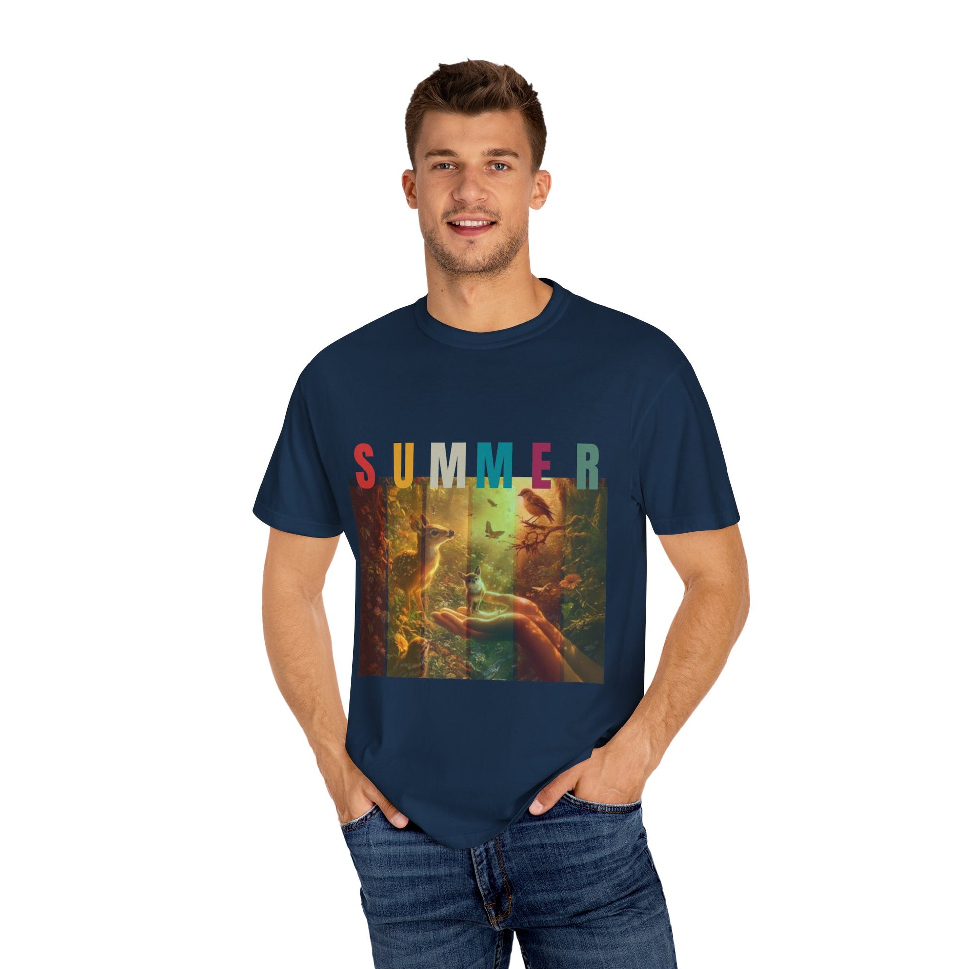 Premium Garment-Dyed Tee – Relaxed Fit for Him & Her