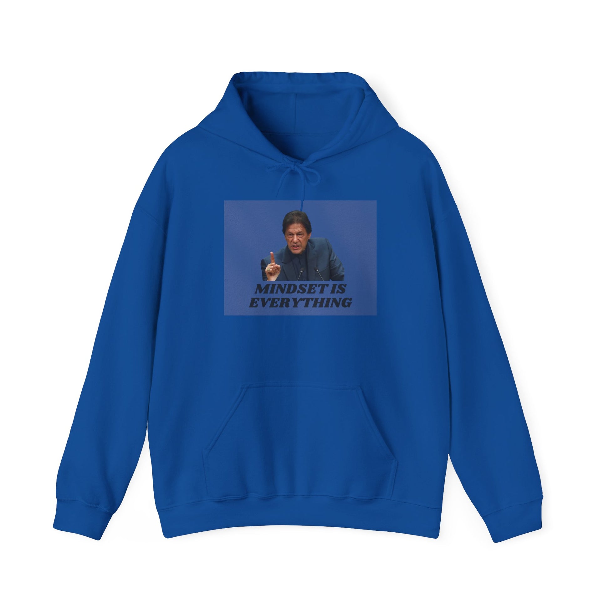 Unisex Heavy Blend™ hoodie with “Believe Like Imran Khan”