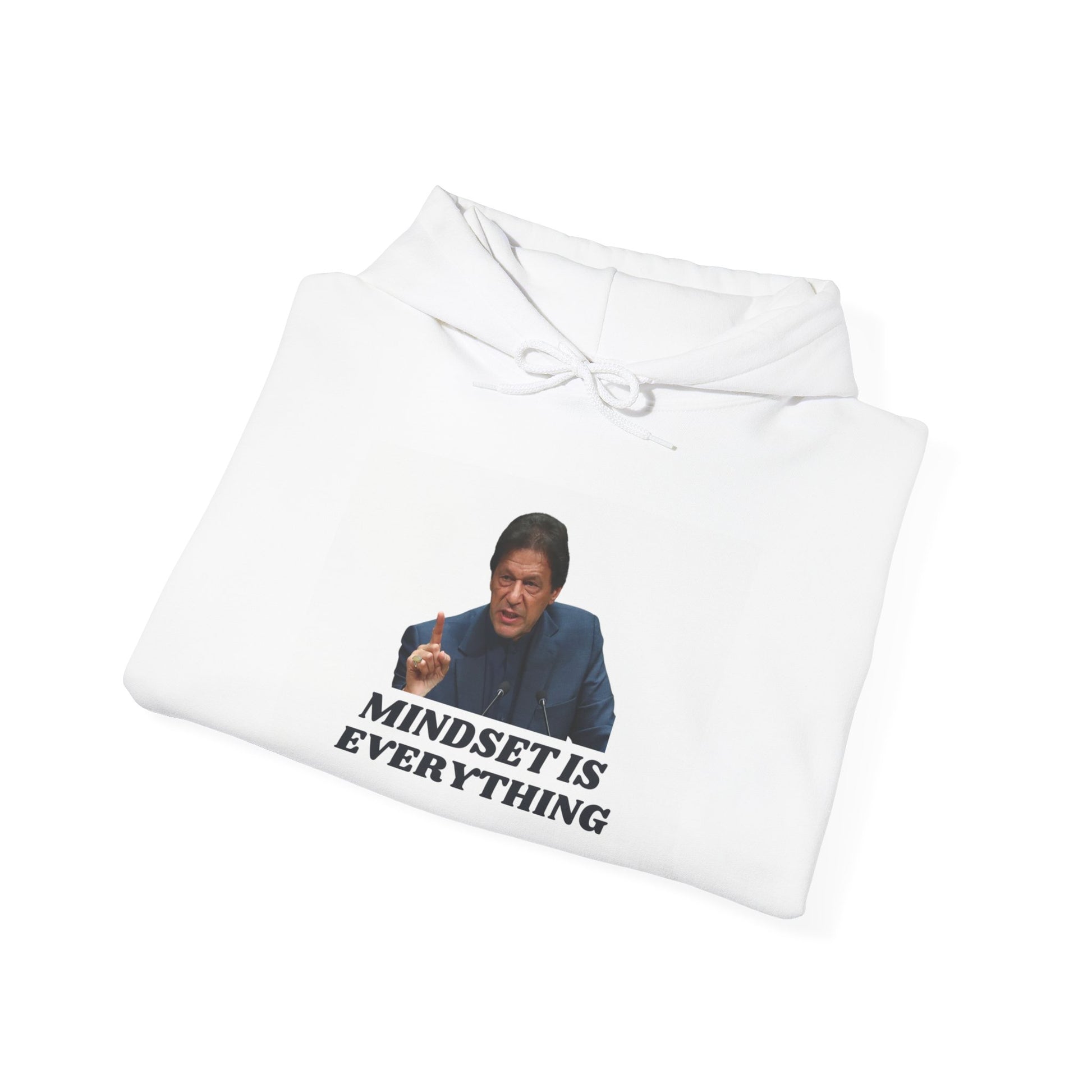 Unisex Heavy Blend™ hoodie with “Believe Like Imran Khan”