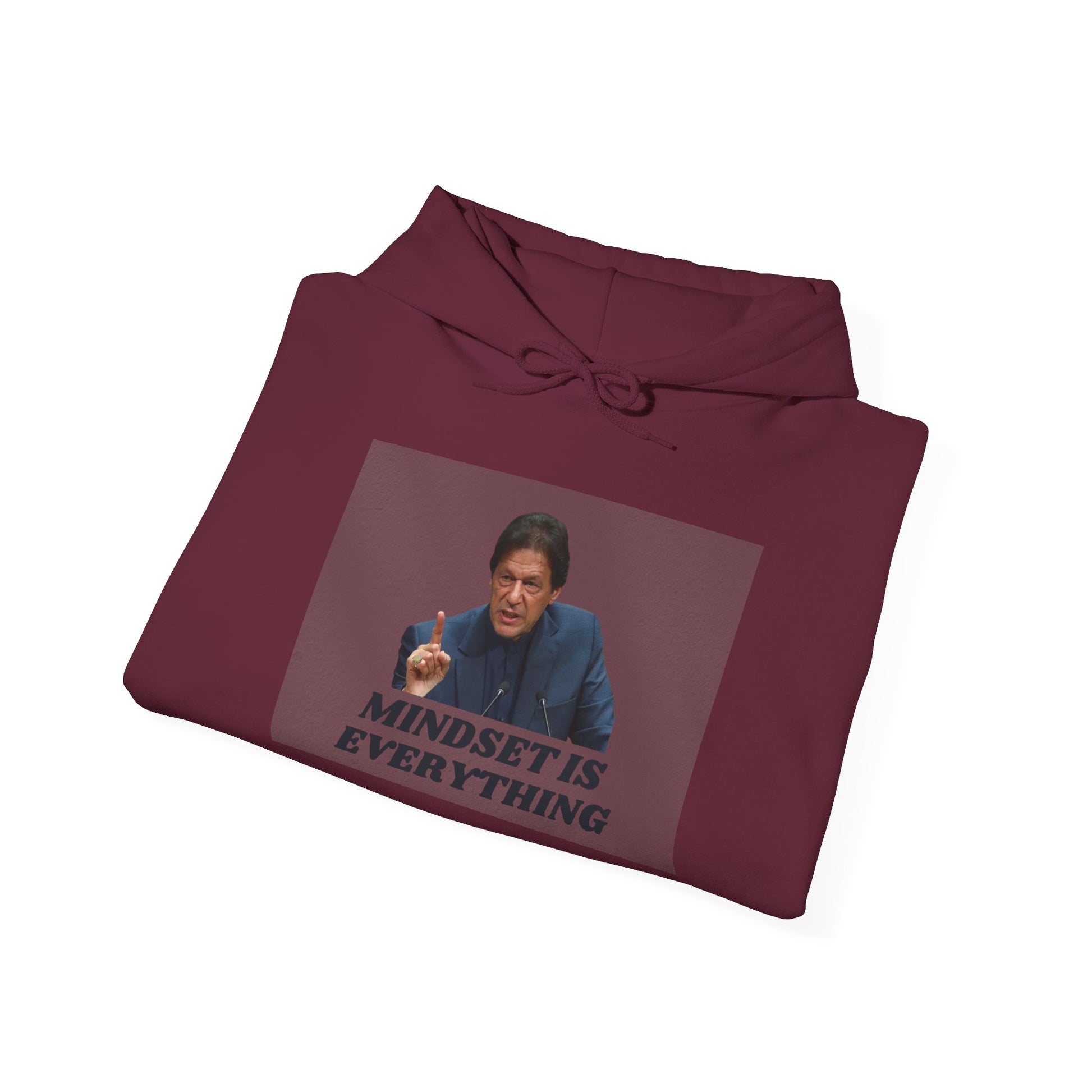 Unisex Heavy Blend™ hoodie with “Believe Like Imran Khan”