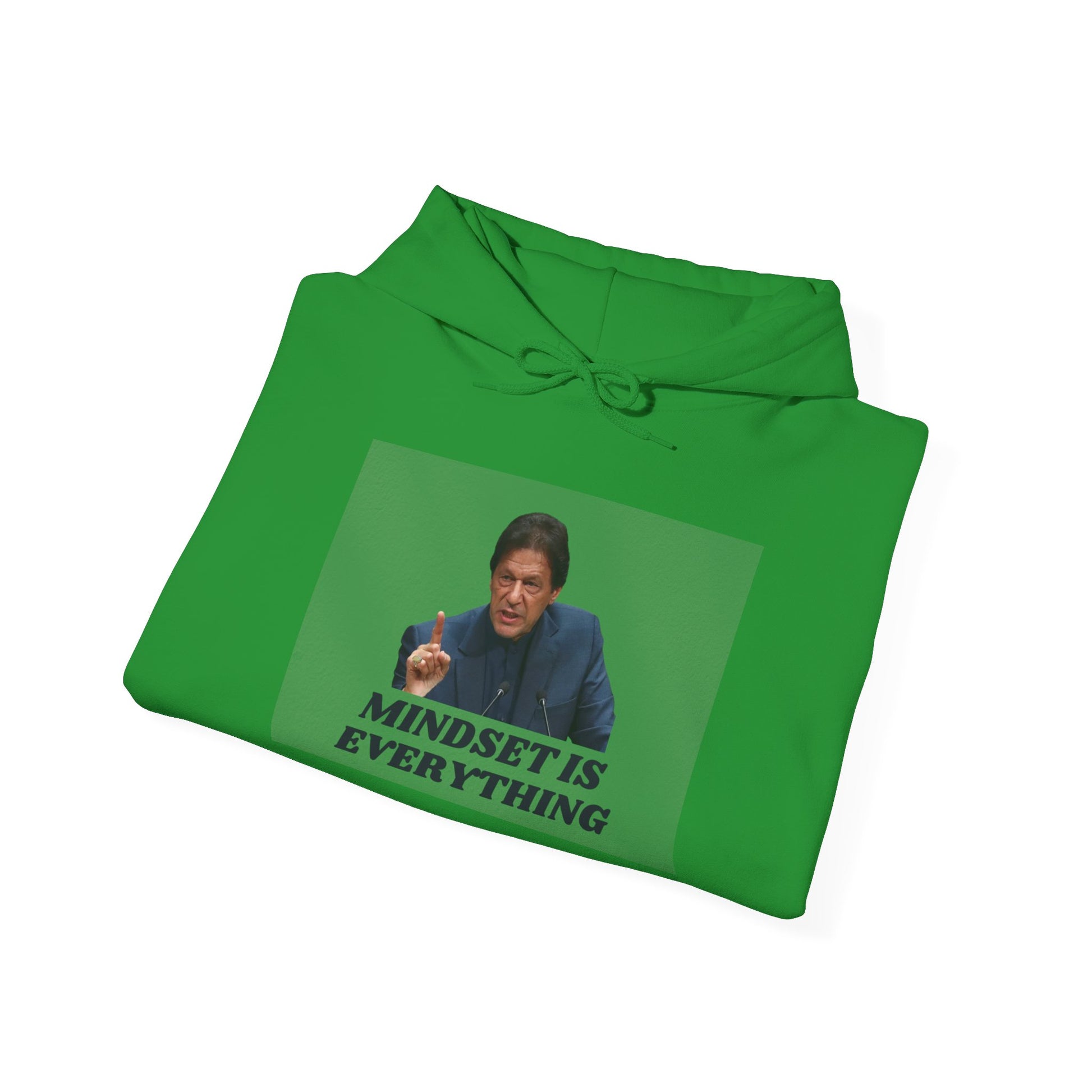 Unisex Heavy Blend™ hoodie with “Believe Like Imran Khan”