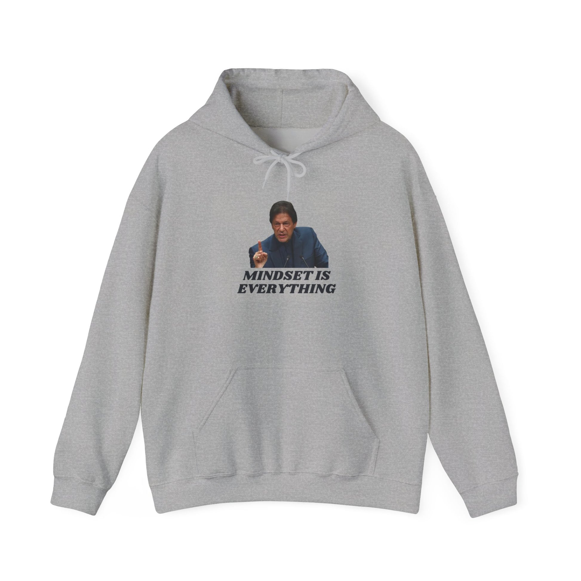 Unisex Heavy Blend™ hoodie with “Believe Like Imran Khan”