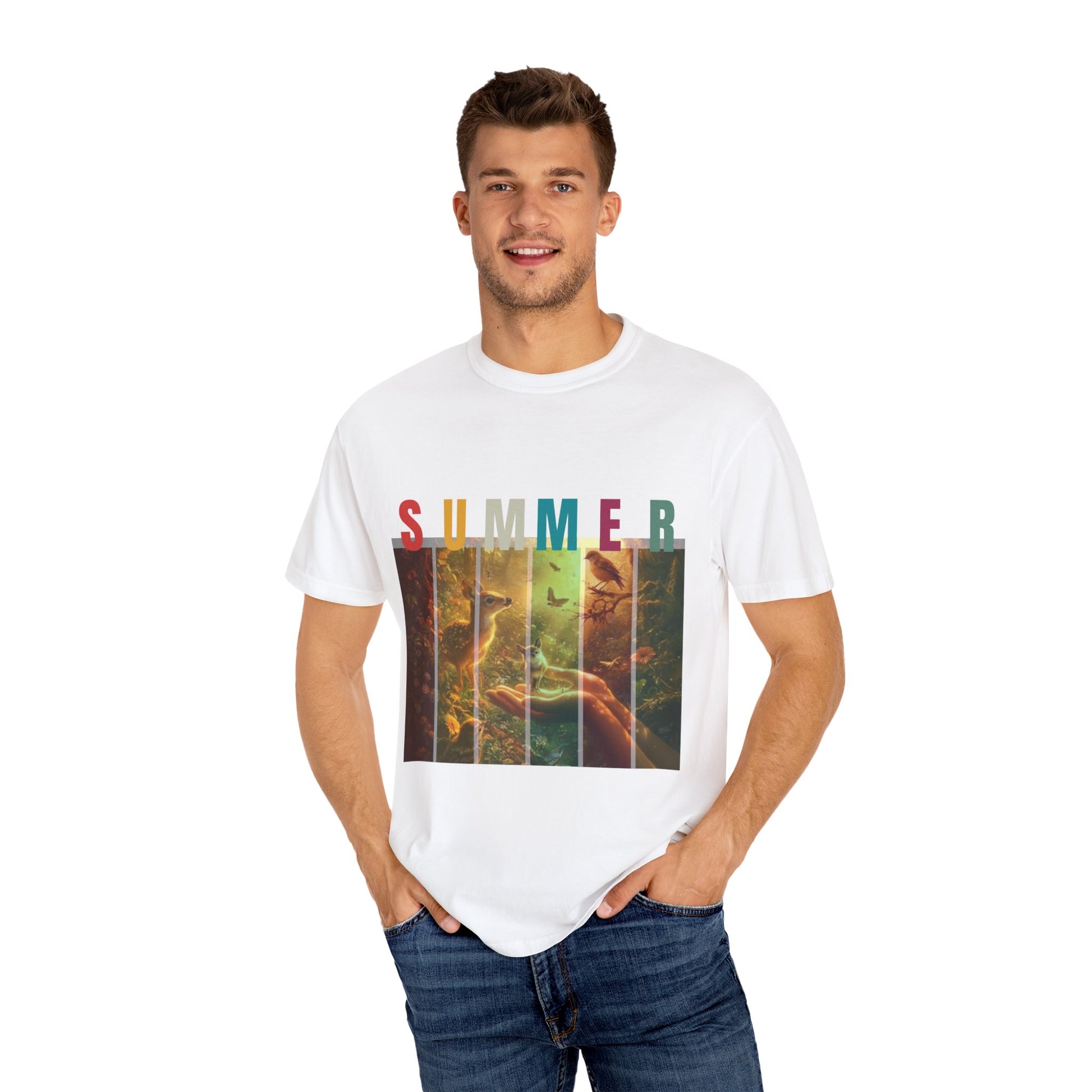 Premium Garment-Dyed Tee – Relaxed Fit for Him & Her