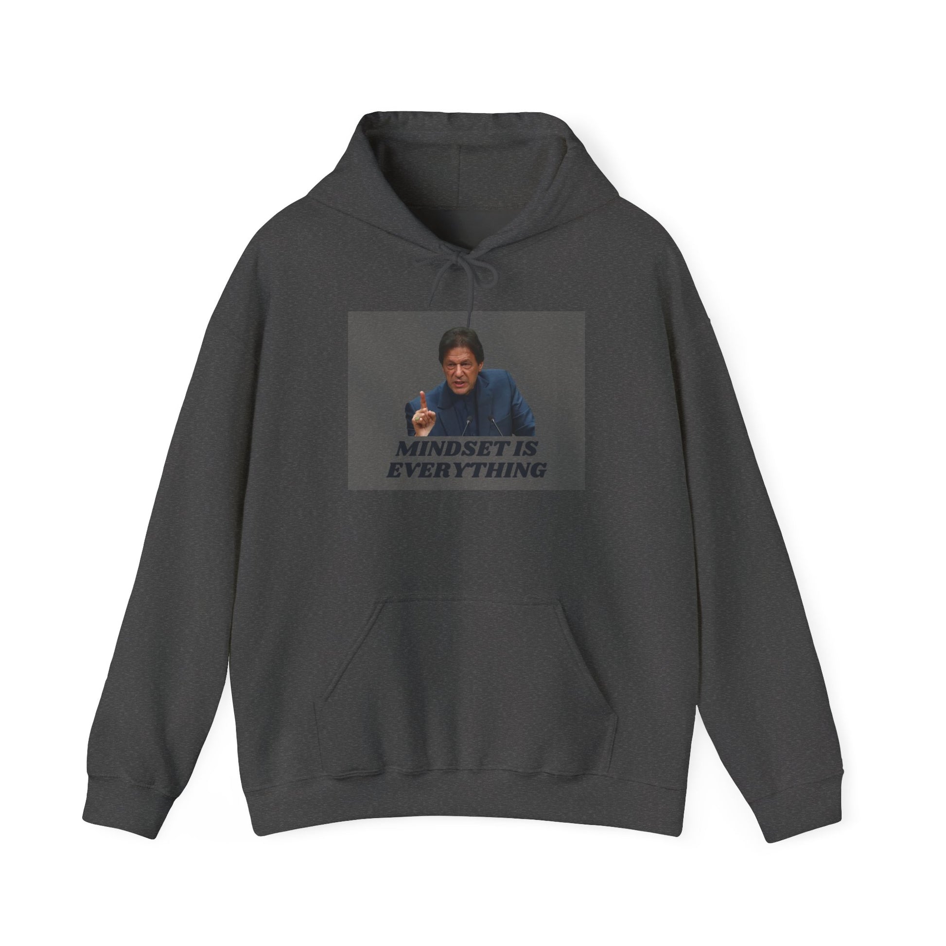 Unisex Heavy Blend™ hoodie with “Believe Like Imran Khan”