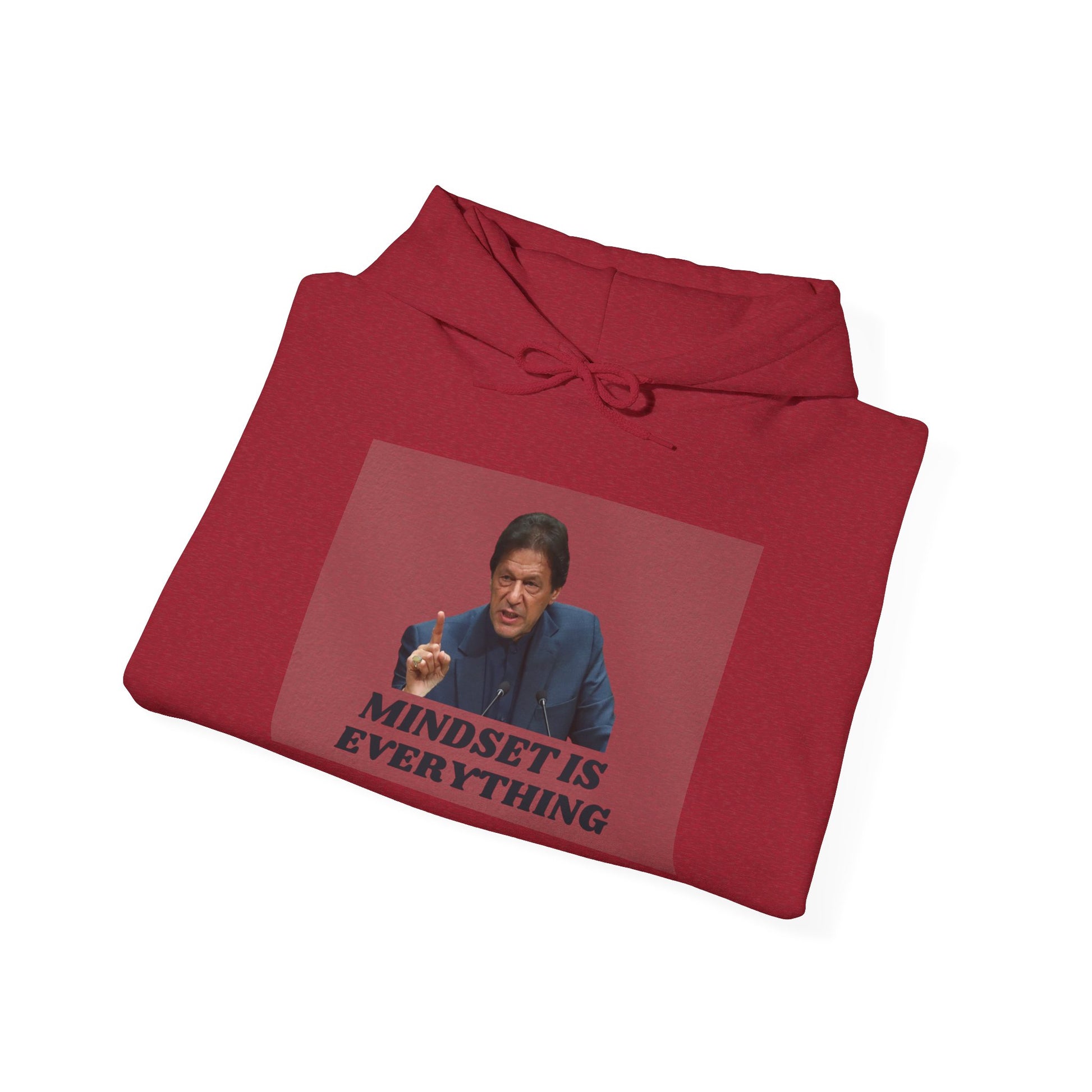 Unisex Heavy Blend™ hoodie with “Believe Like Imran Khan”