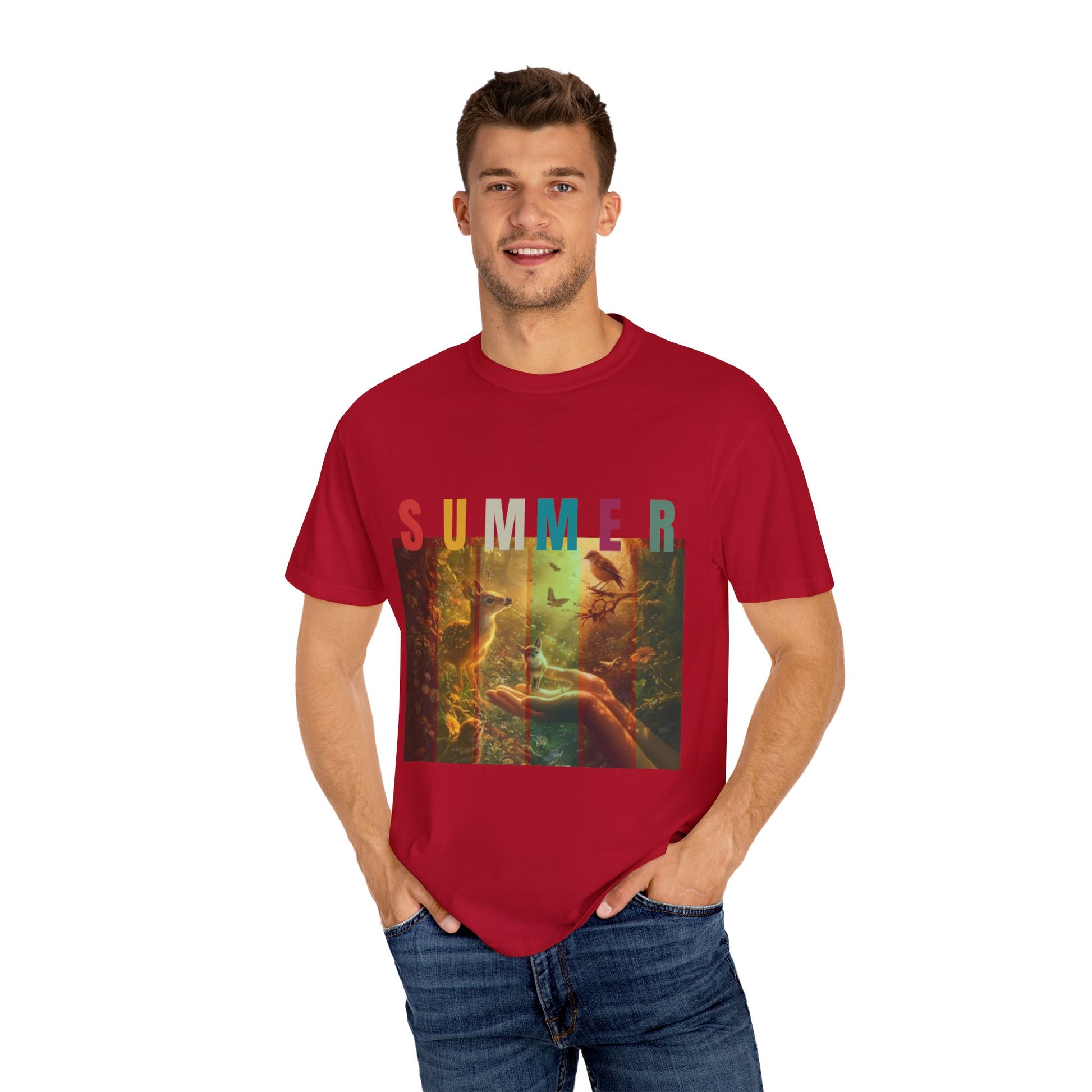 Premium Garment-Dyed Tee – Relaxed Fit for Him & Her