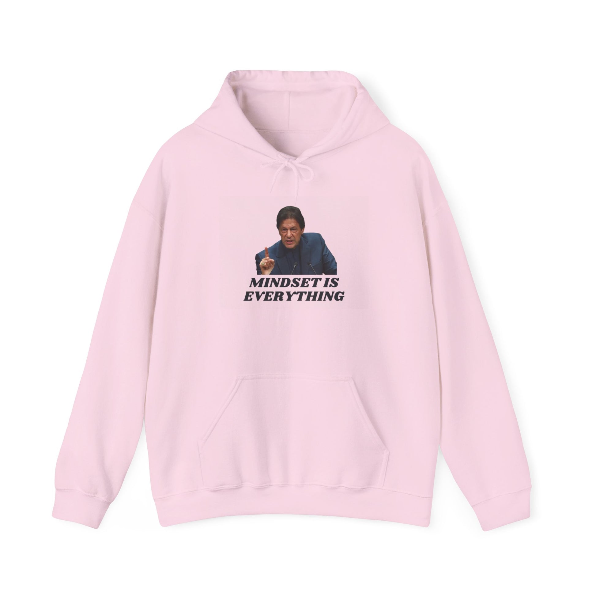 Unisex Heavy Blend™ hoodie with “Believe Like Imran Khan”