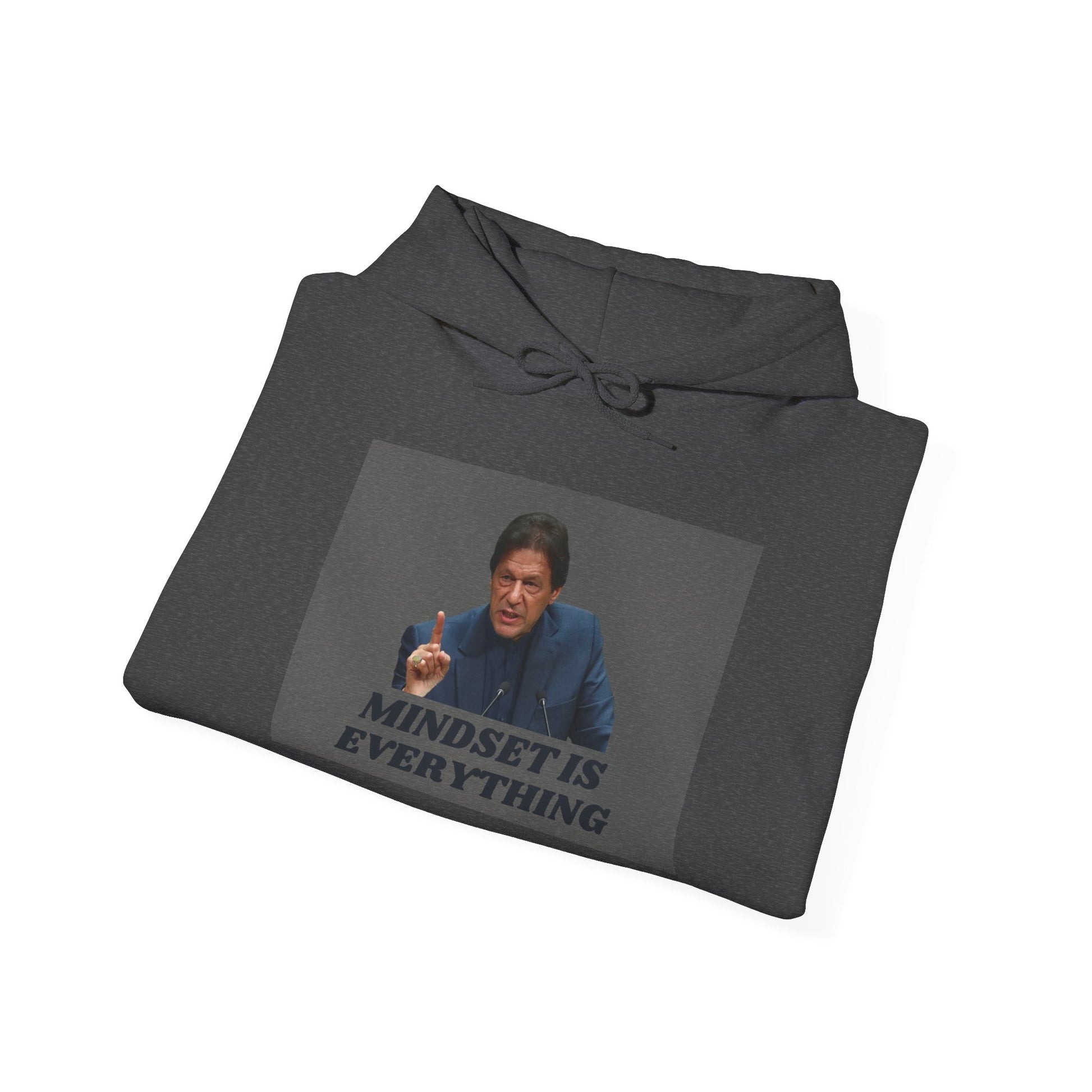 Unisex Heavy Blend™ hoodie with “Believe Like Imran Khan”
