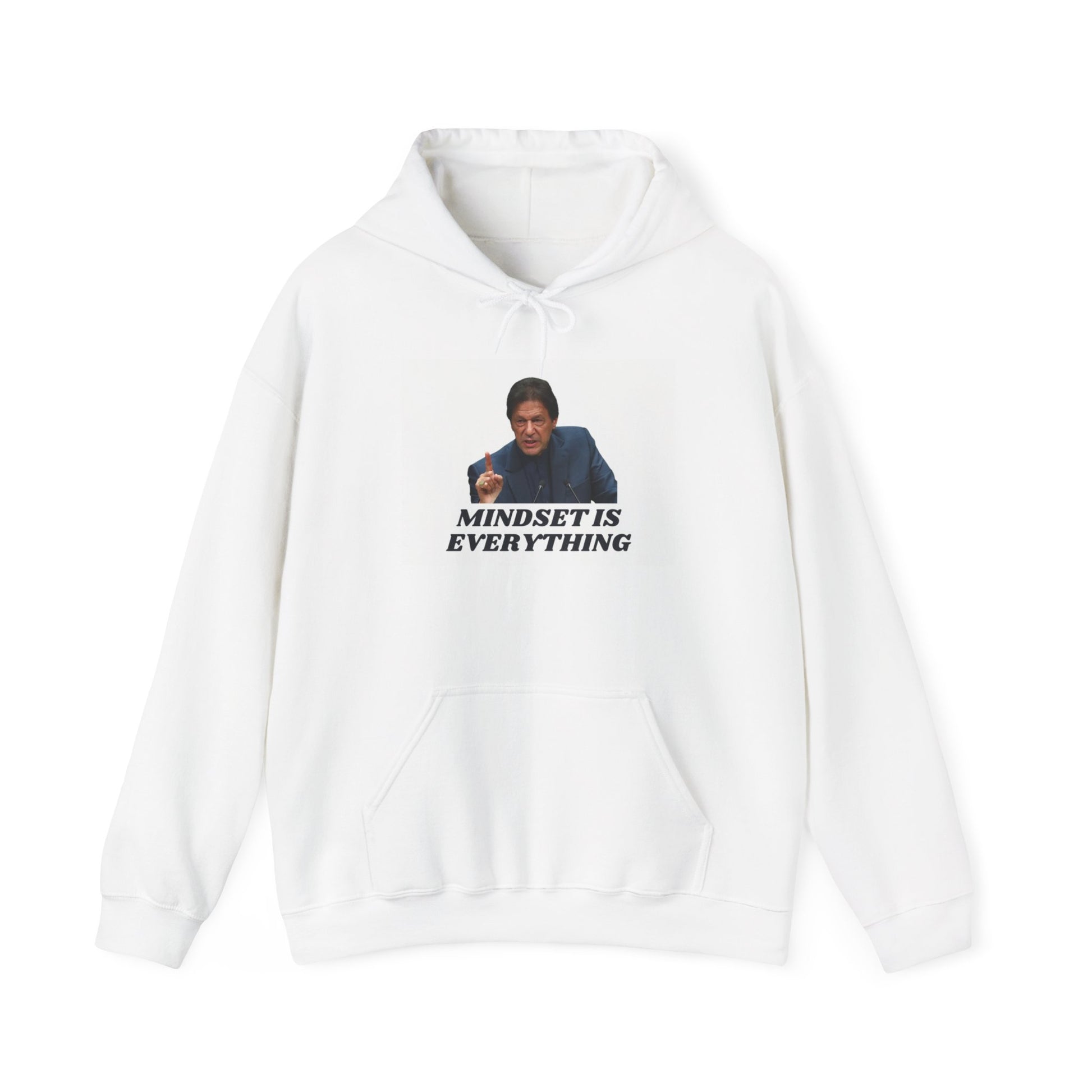 Unisex Heavy Blend™ hoodie with “Believe Like Imran Khan”