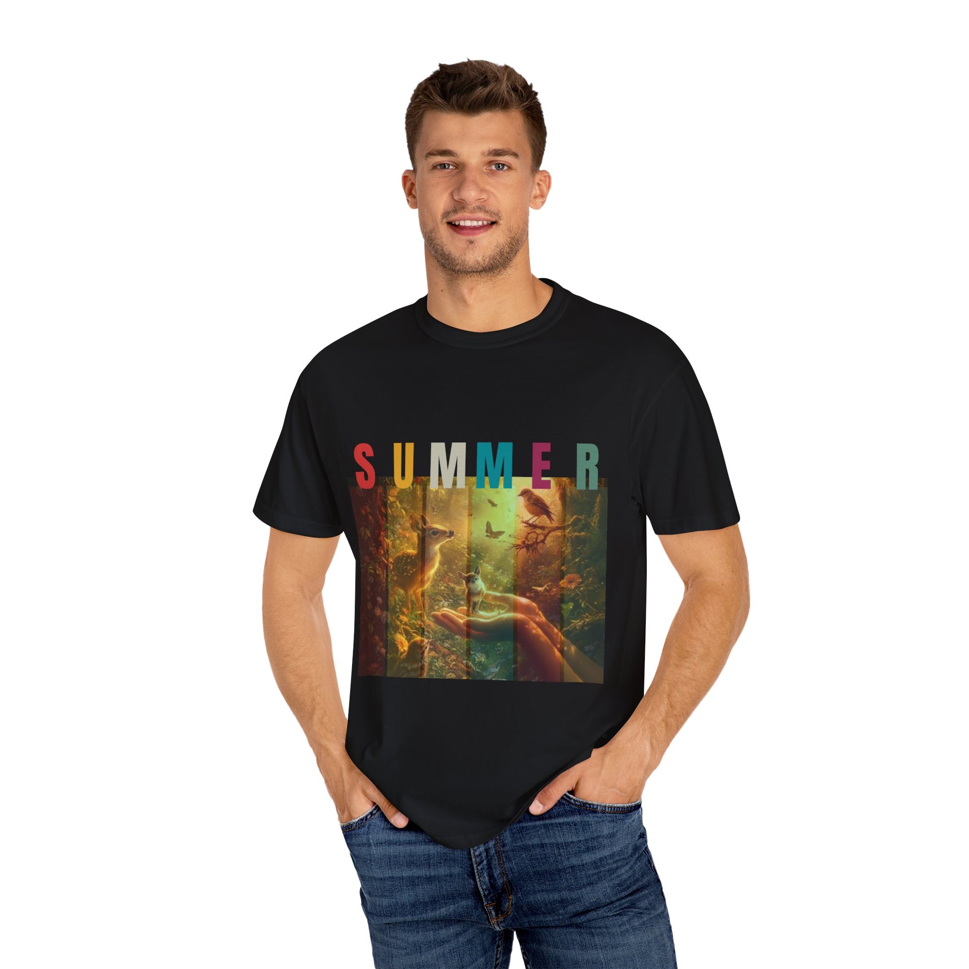 Premium Garment-Dyed Tee – Relaxed Fit for Him & Her