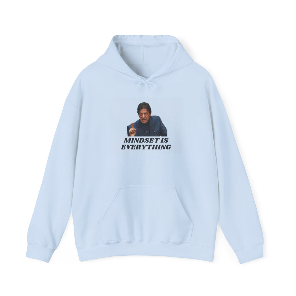 Unisex Heavy Blend™ hoodie with “Believe Like Imran Khan”