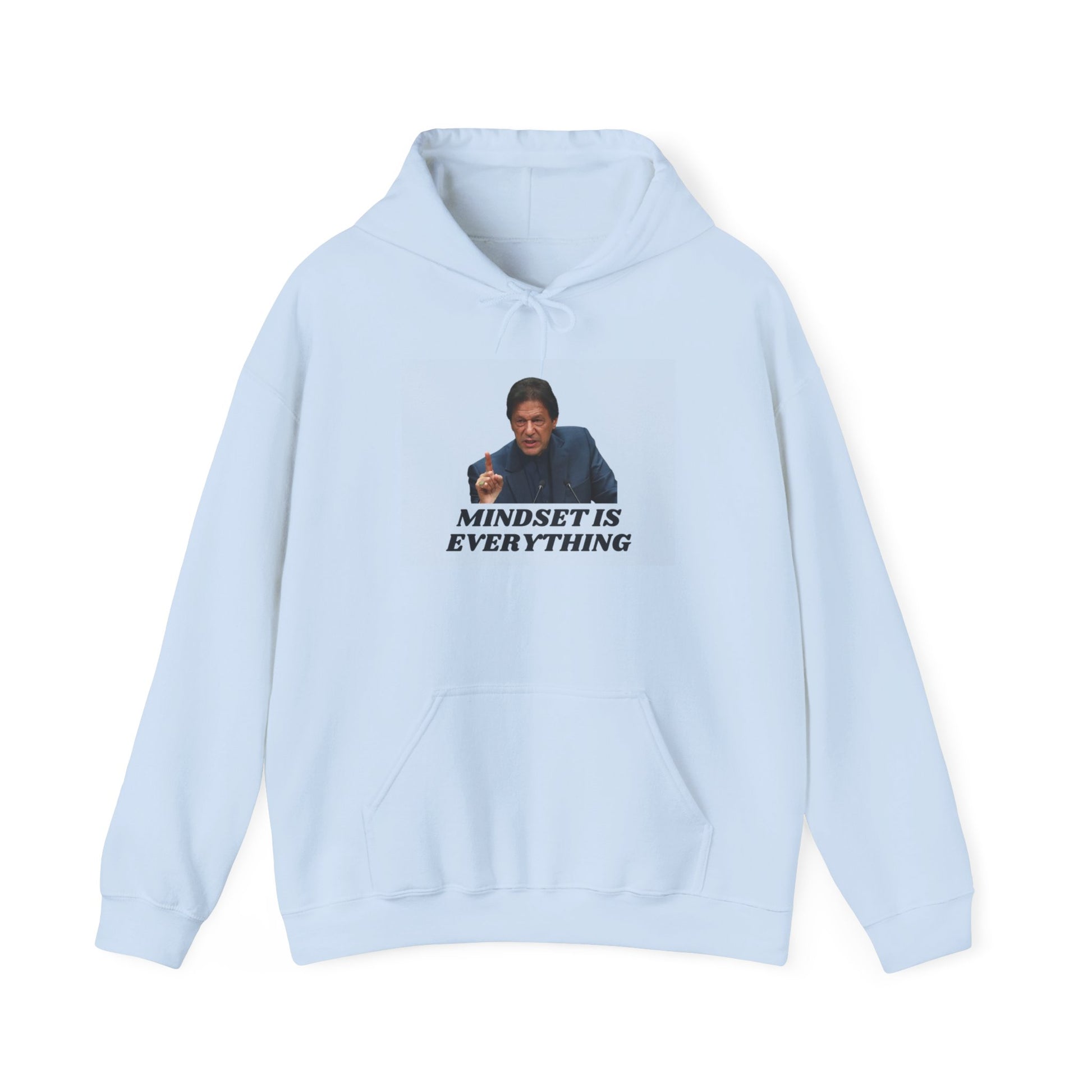 Unisex Heavy Blend™ hoodie with “Believe Like Imran Khan”