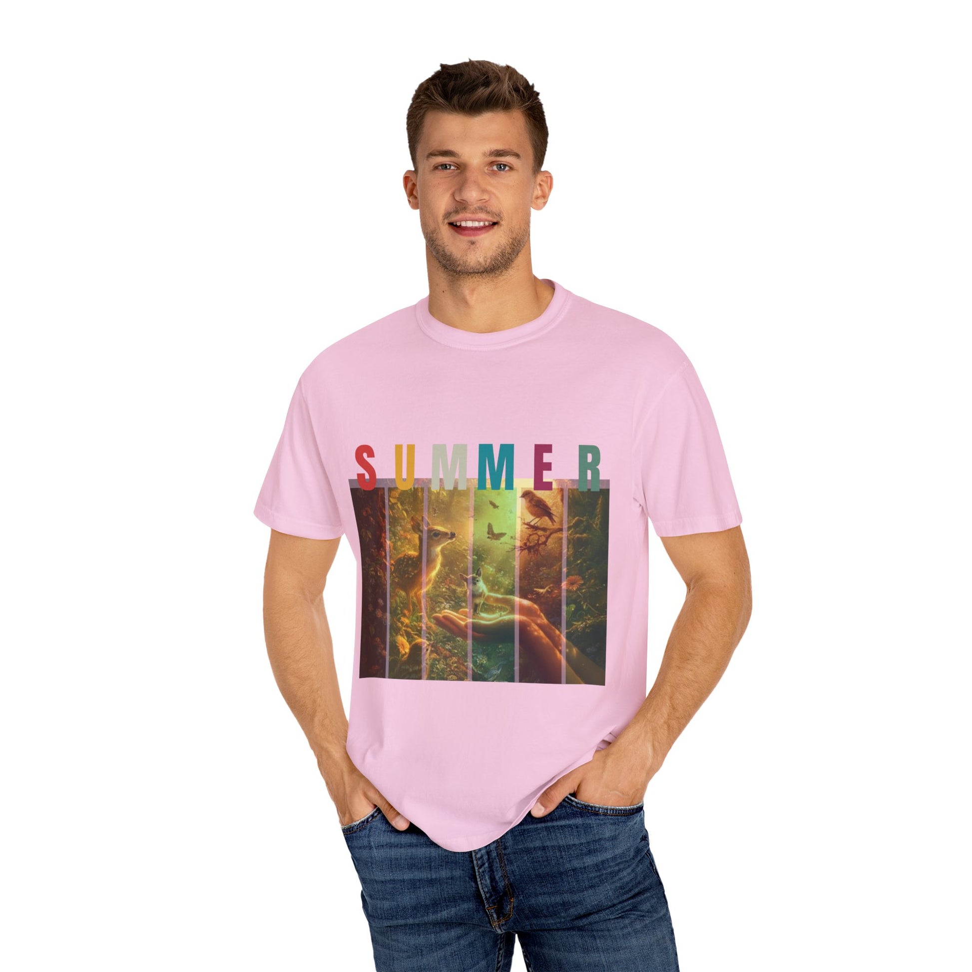 Premium Garment-Dyed Tee – Relaxed Fit for Him & Her