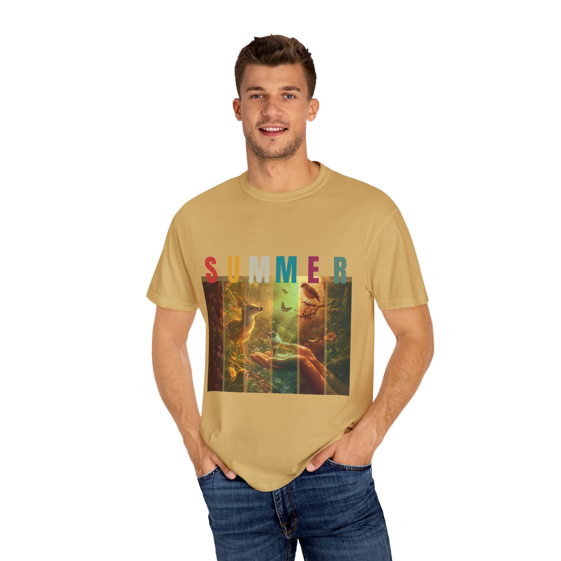 Premium Garment-Dyed Tee – Relaxed Fit for Him & Her